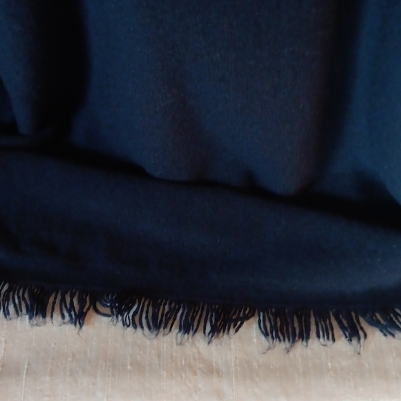 J.JillBlueFringe Tunic Sweater In Midnight - Picture 5 of 12